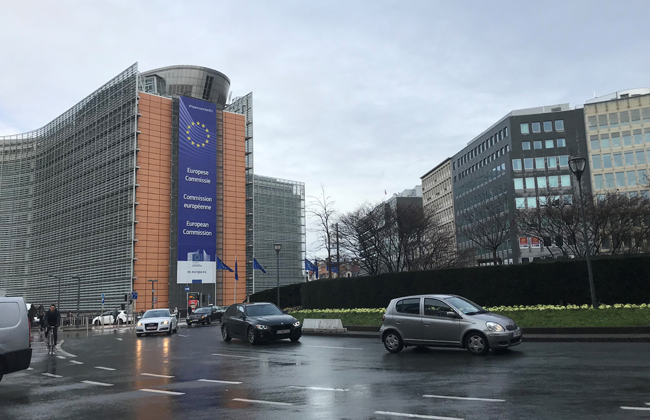 EU Kommission am Rond-Point Robert Schuman